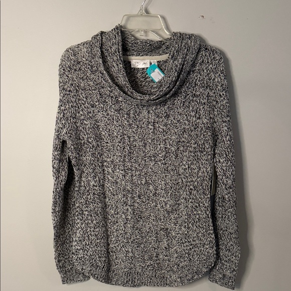 RD Style Harriette Cable Cowl Neck Sweater - Picture 2 of 7